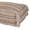 Parkland Collection Houman Transitional Beige Pouf