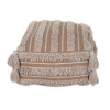 Parkland Collection Houman Transitional Beige Pouf