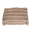 Parkland Collection Houman Transitional Beige Pouf