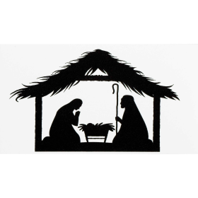 Magnet Holy Family Silhouette