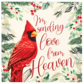 Cardinal Magnet I'M Sending Love From