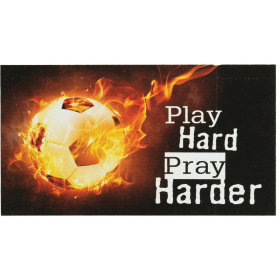 Magnet Soccer Play Hard Pray