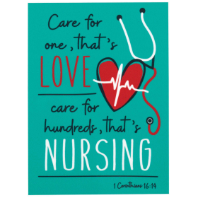 Magnet Nurse Care 1Cor.16:14 Hb