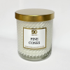 Forest Pine Cones Classy Candle