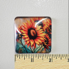 Sunflowers Print Acrylic Glass Magnet