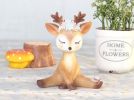 4PCS Sika Deer Desktop, Beautiful Sika Deer Model Craft Decor For Home