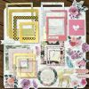 30 Pcs Photo Album Border Scrapbooking Supplies Pack Vintage Paper Frame for Art Craft Journal