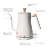 1-Liter Electric Gooseneck Kettle 1200 W, White Icing