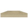 Bookshelf Boards 8 pcs Sonoma Oak 15.7"x3.9"x0.6" Engineered Wood