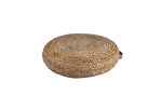 Hand Braided Jute Floor Cushion Natural