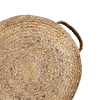 Hand Braided Jute Floor Cushion Natural