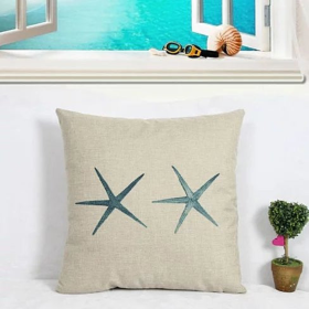 Coastal Charm Cushion Covers (Color: Starfish)