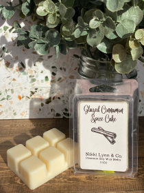 Nikki Lynn & Co. Cake Wax Melts (Pack of 6) (Color: Glazed Cinnamon Spice Cake)