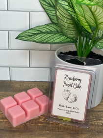 Nikki Lynn & Co. Cake Wax Melts (Pack of 6) (Color: Strawberry Pound Cake)