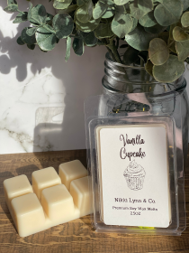 Nikki Lynn & Co. Vanilla Wax Melts (Pack of 6) (Color: Vanilla Cupcake)