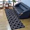 Rugsotic Carpets Hand Tufted Wool Runner Area Rug Geometric