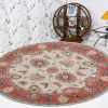 Rugsotic Carpets Hand Tufted Wool Round Area Rug Oriental