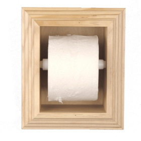 Tavares Recessed Solid Wood Toilet Paper (size: 7 x 8.5")