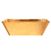 GILT Gilded Glass 13" Rectangular Bowl