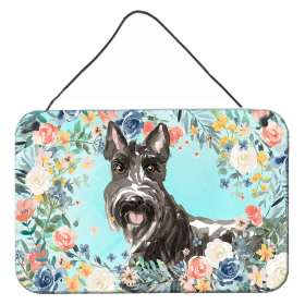 Door Hanging Prints (Color: Scottish Terrier, size: 8 x 12)