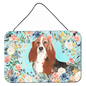 Door Hanging Prints (Color: Basset Hound, size: 8 x 12)