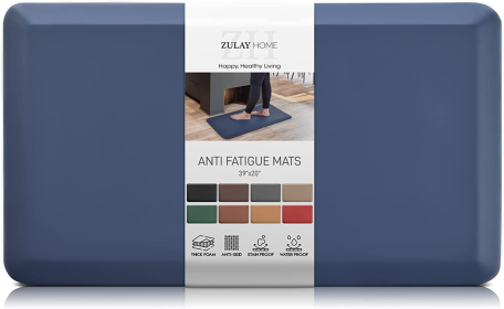 Zulay Home Anti Fatigue Mat (Color: NVY, size: 20X39)