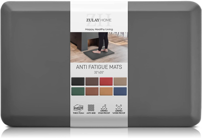 Zulay Home Anti Fatigue Mat (Color: CHRCL, size: 32X20)