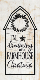 I'm dreaming of a farmhouse Christmas (Color: Sanded White)