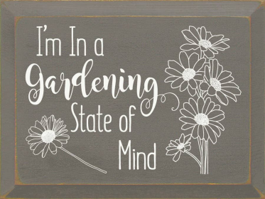 I'm in a gardening state of mind (Color: Old Anchor Gray)