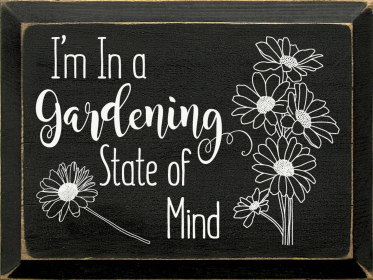 I'm in a gardening state of mind (Color: Old Black)