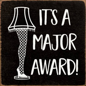 It's A Major Award! (Color: Old Black)