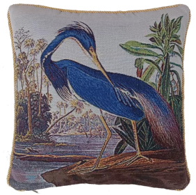 Cushion Cover Art John Audubon (Color: Tropical Bird, size: W45X45Cm(W18X18Inch))