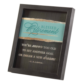 Framed Wall Art Blessed Retirement (size: 8x10)