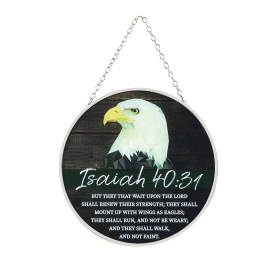 Suncatcher Eagle Isaiah 40:31 (size: SUNCG-30)