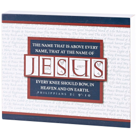 Tabletop Plaque Names Of Jesus (size: 10x8)