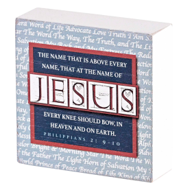 Tabletop Plaque Names Of Jesus (size: TPLK33-243)