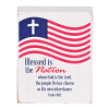 Tabletop Plaque Flag Blessed Is The