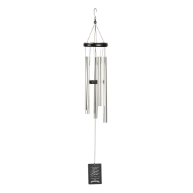 Windchime I Can Do All Things (Color: Black, size: 35")