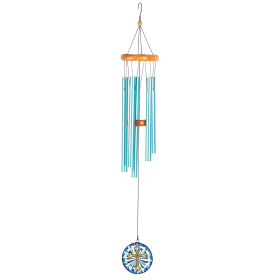 Windchime Cross Sail (Color: Blue, size: 35")