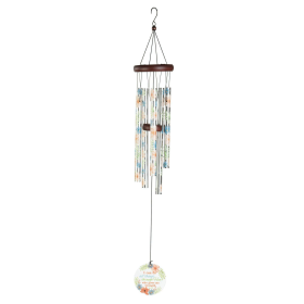 Windchime I Can Do All Things (Color: Silver, size: 35")