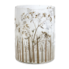 Dried Floral Glass Candle Holder