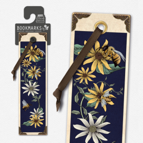 Vintage Bookmarks (Color: Bees & Flowers)