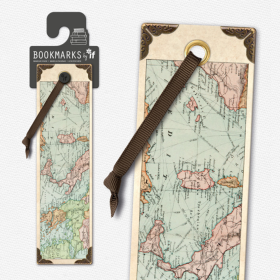 Vintage Bookmarks (Color: Map)