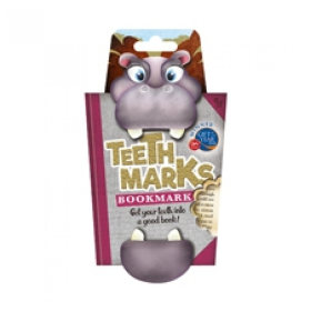 Teethmarks Bookmark (Color: Hippo)