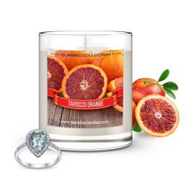 Tarocco Orange Jewelry Candle Natural Soy Wax (size: 11 oz)