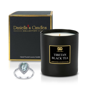 Tibetan Black Tea Jewelry Candle (size: 6)