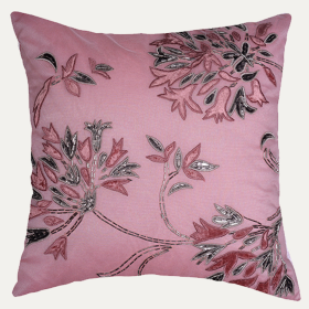 Throw Pillow Cover (Color: Pink, size: 18 x 18 Inches)