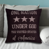 Patriotic Design Printed Throw Pillow Cover