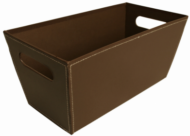 13" Paperboard Tote (Color: Brown)