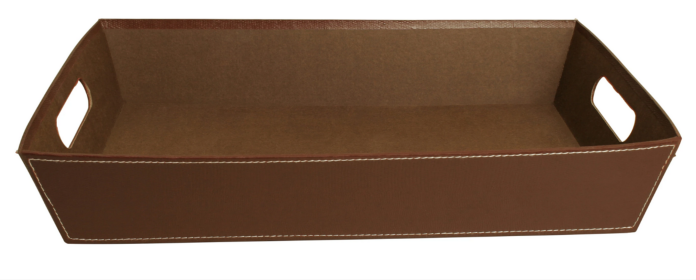 17" Paperboard Tray (Color: Brown)